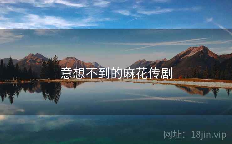 意想不到的麻花传剧